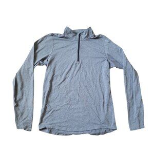Nike Women's Gray Dri-Fit Size S Pullover Long Sleeve Sweater Gym Exercise‎